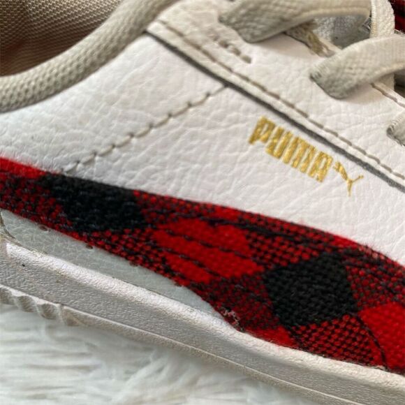 PUMA Carina Winter Plaid GirlsSneakers Size 10C Multicolor Athletic Shoes - Picture 4 of 8
